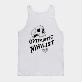 Optimistic Nihilist [v4, black] Tank Top
